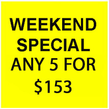 FRI - SUN SEPT 1-3 WEEKEND SPECIAL! PICK ANY 2 LISTED FOR $99 OFFER DISC... - $247.00