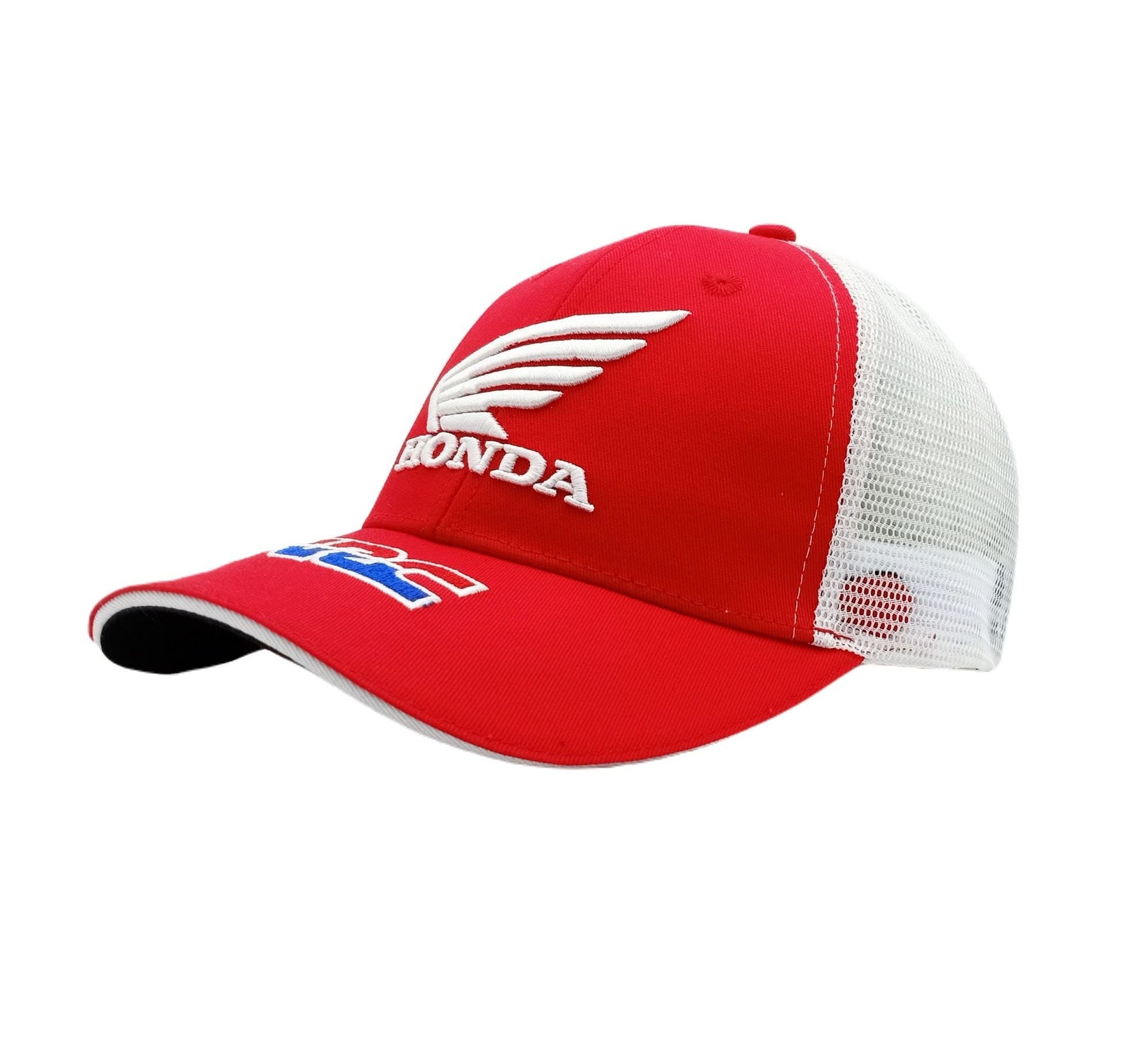 HONDA Cap Red HRC Snapback Hat Breathable