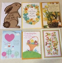Lot of 6 American Greetings Easter Cards Assorted New Cards -Crafts-Scrapbook - $9.46