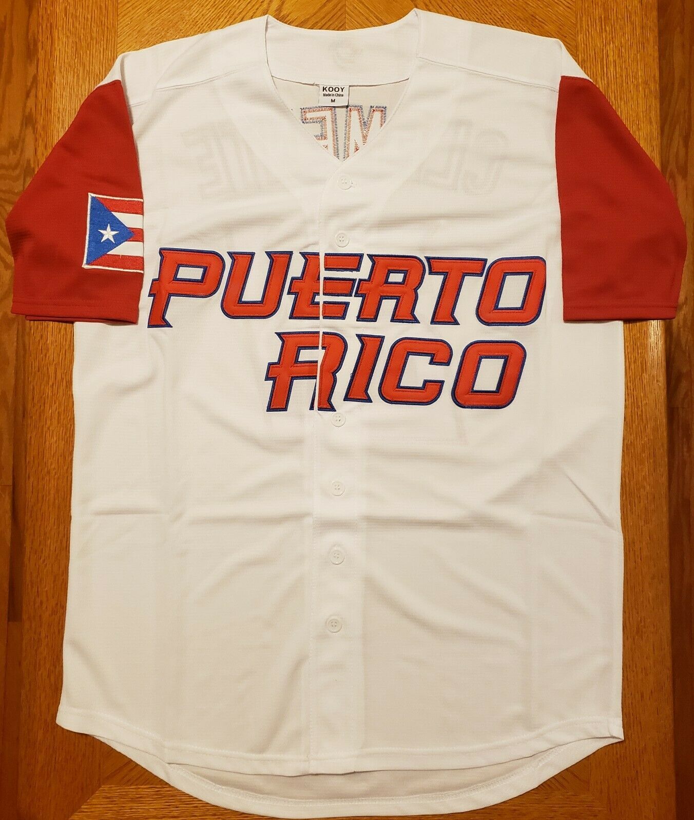 NWOT Men's Roberto Clemente World Baseball Puerto Rico Jersey (S,M,L,XL ...