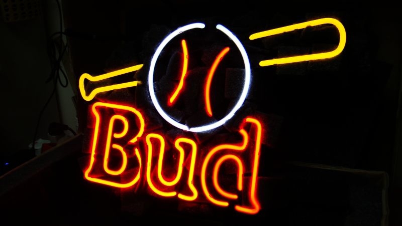 Baseball Budweiser Neon Light Sign 16