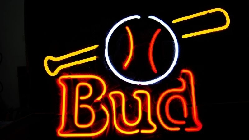 Baseball Budweiser Neon Light Sign 16