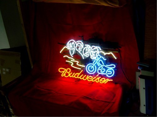 budweiser sturgis neon sign