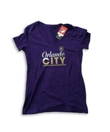 NWT New Orlando City SC adidas Women&#39;s V-Neck Club Size Medium Shirt - $22.72