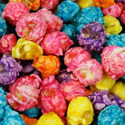 buy Rainbow Color Caramel Coated Popcorn, 1 LB