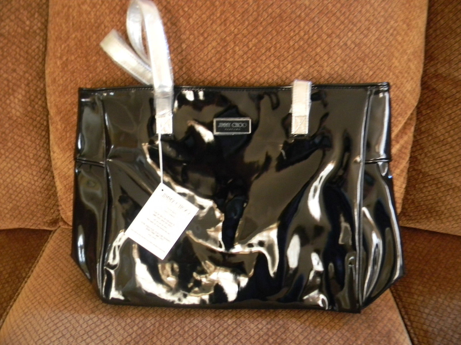 jimmy choo parfums tote bag