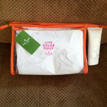 Kate Spade New York Live Color Fully Makeup /Cosmetic Bag & Body Lotion 1.7oz - $59.39