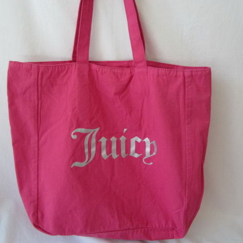 Juicy Couture Tote shoulder beach shopper bag carryall Graphics Canvas