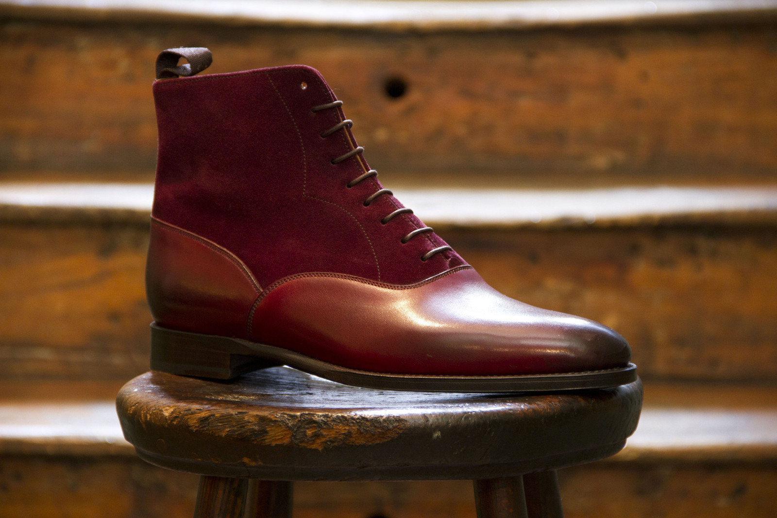 burgundy suede boots mens