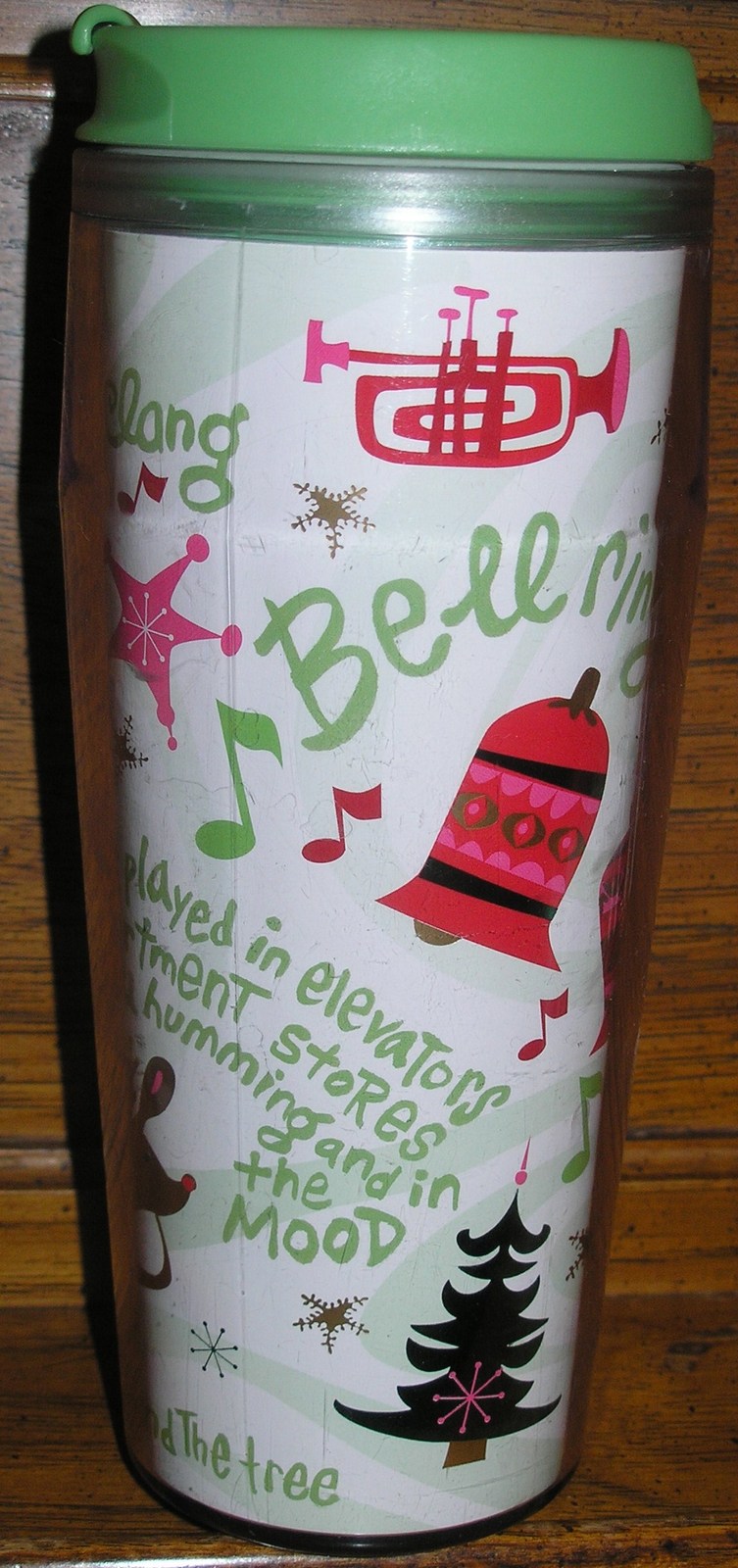 2006 Starbucks Christmas Holiday Travel Mug Spill Proof Starbucks