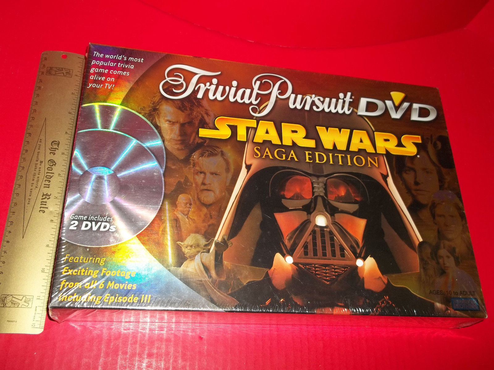 Star Wars Board Game Toy Trivial Pursuit Saga Edition DVD Parker Brothers Brand Other Star Wars Board Game Toy Trivial Pursuit Saga Edition DVD Parker Brothers Brand Other