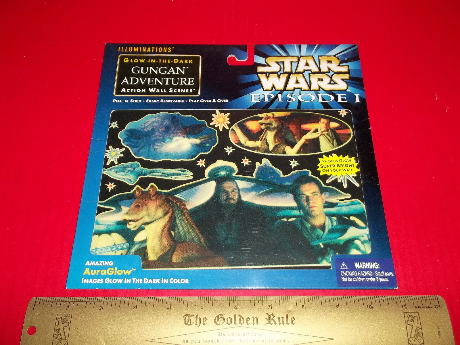 Star Wars Sticker Activity Set Episode I Glow In The Dark GunGan