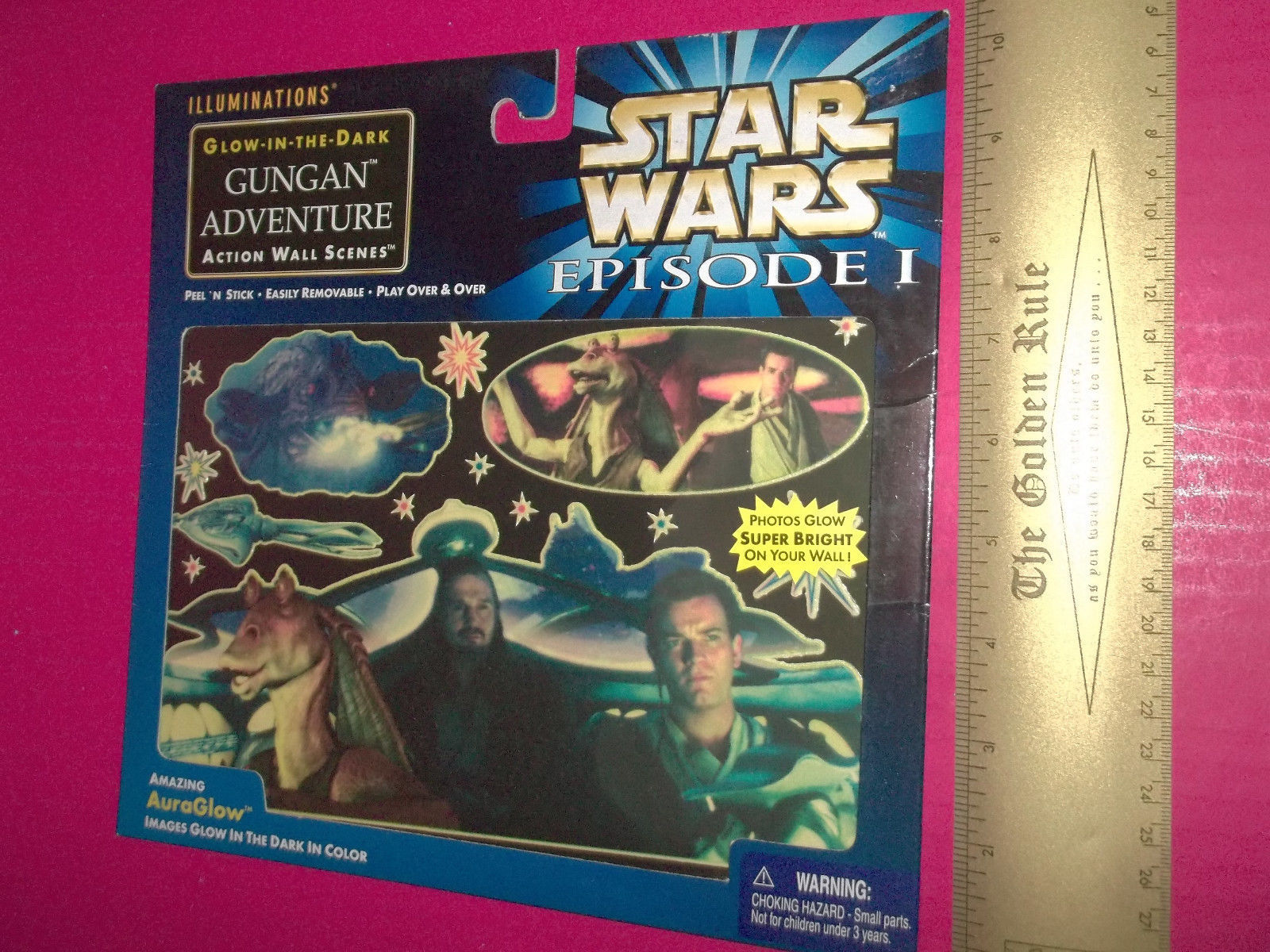 Star Wars Sticker Activity Set Episode I Glow In The Dark GunGan