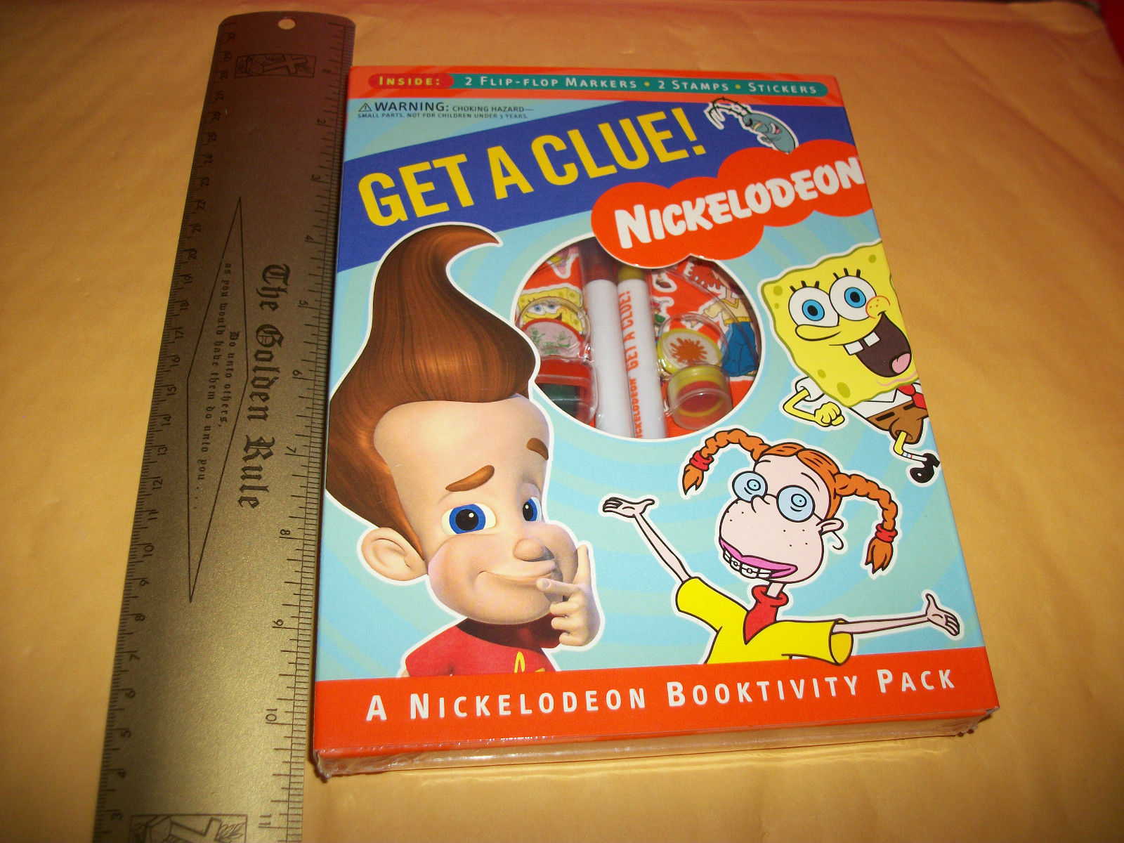 Primary image for Jimmy Neutron Activity Kit Book Spongebob Get A Clue Booktivity Craft Set Rugrat