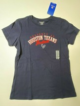 2002 Houston Texans Women T-Shirt Small Reebok NFL Blue Football - $13.96