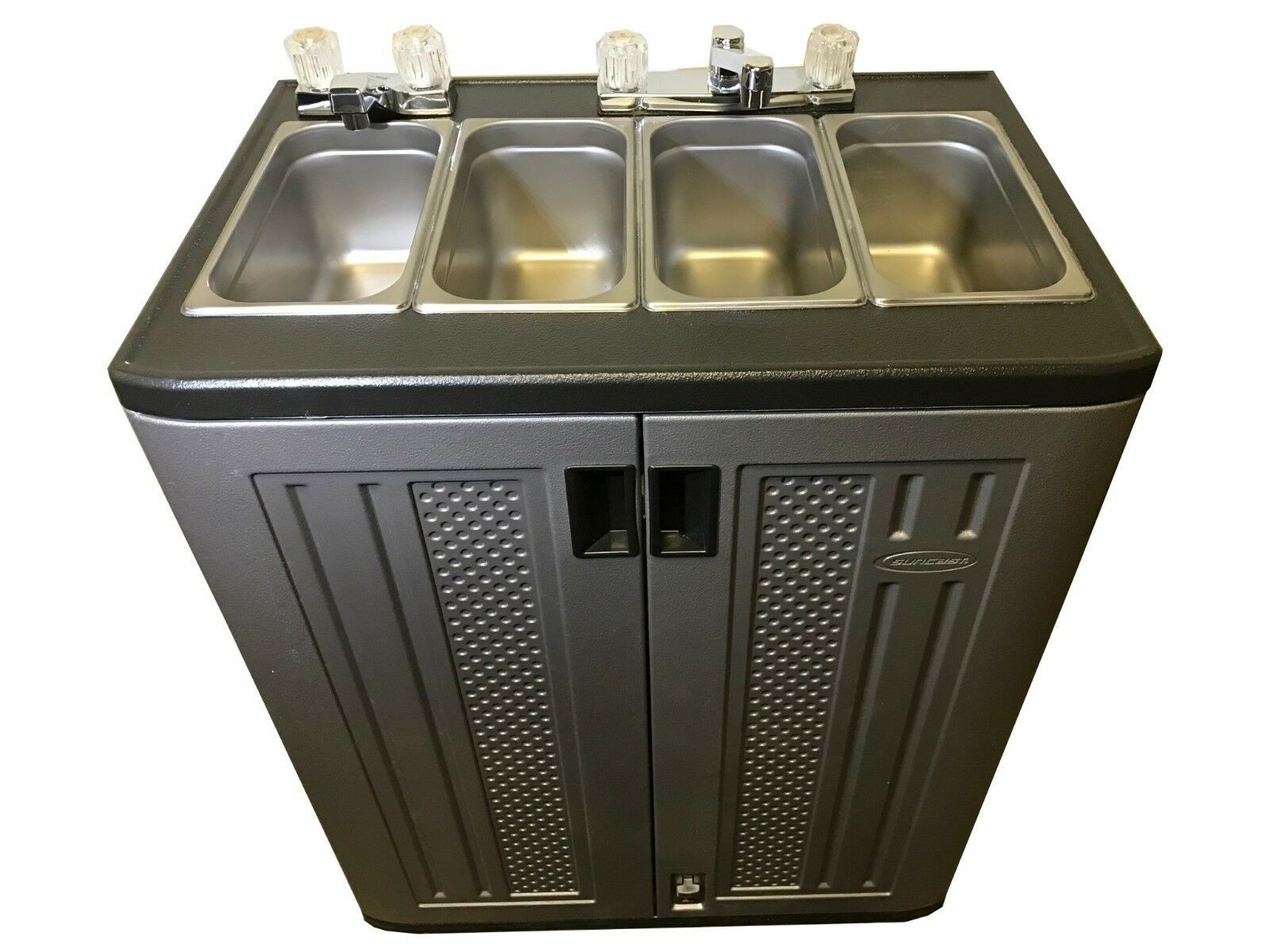 Portable Sink Hand Wash Food Truck Trailer Concession 3 Compartment Hot ...