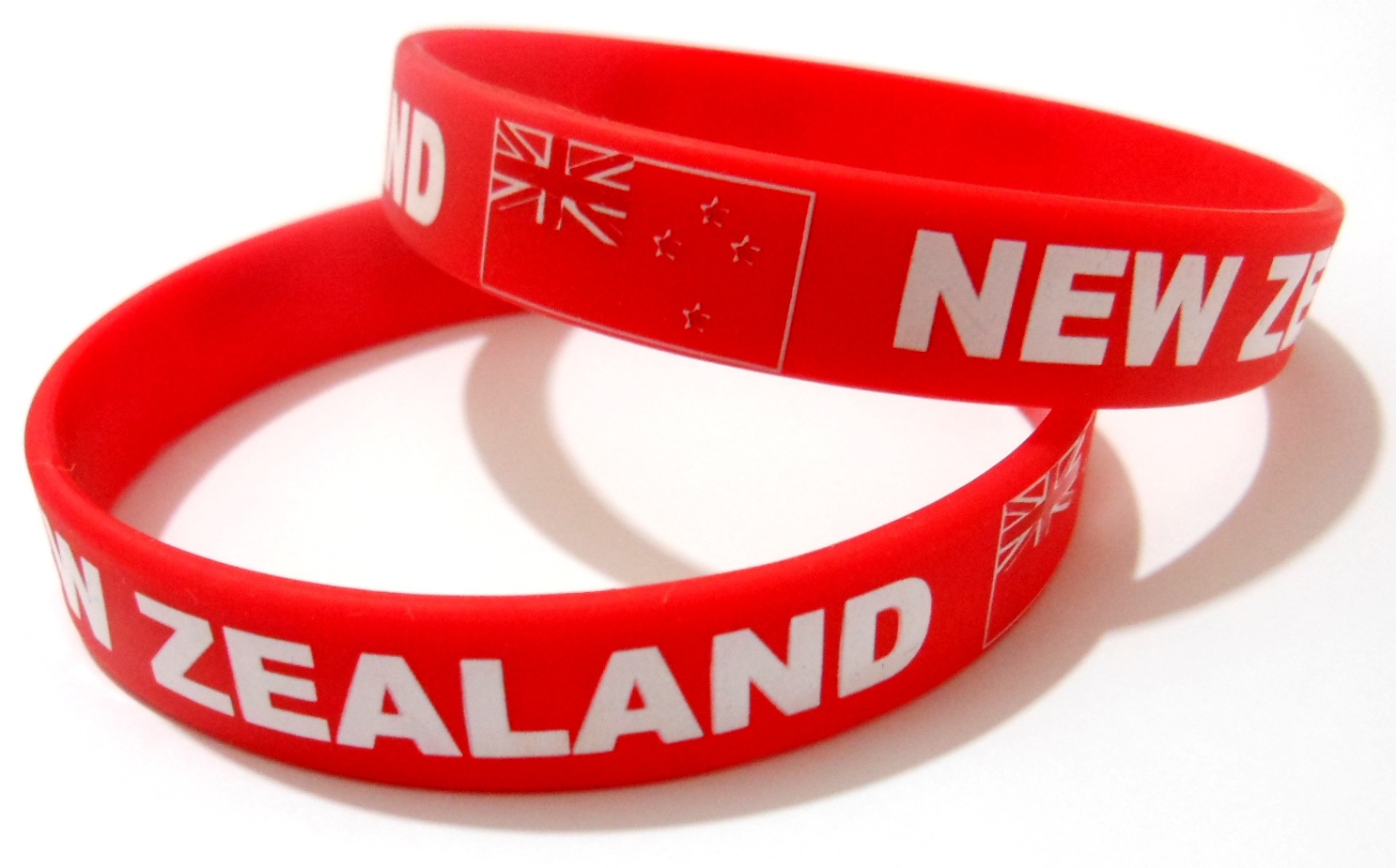 New Zealand Unisex Fashion Country Flag Rubber Silicone Bracelet