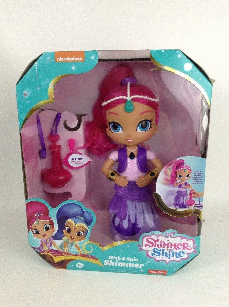 Shimmer And Shine Doll Lot Wish and Spin Talking Light up 12