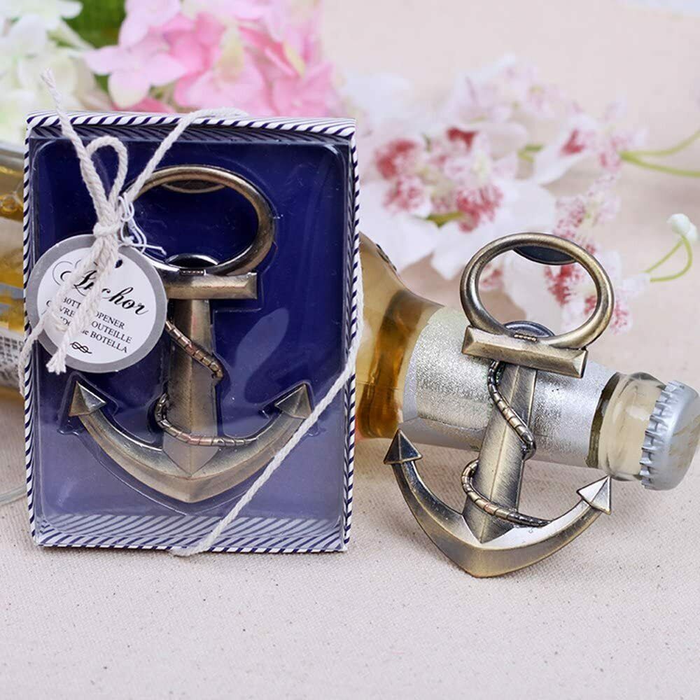 60 Gold Nautical Anchor Bottle Opener Wedding Bridal Baby Shower Party Favors 60 Gold Nautical Anchor Bottle Opener Wedding Bridal Baby Shower Party Favors