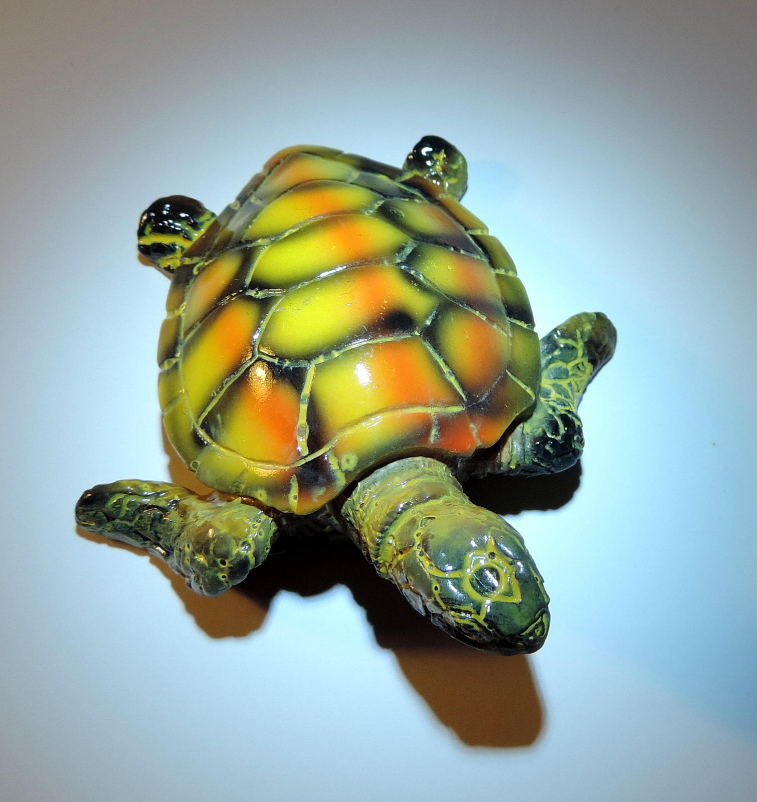 Pretty Sea Turtle Resin Figurine ~Nautical Decor - Figurines