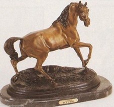 Stallion by Pierre J. Mene Solid American Bronze Sculpture Statue Baby - $218.50