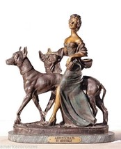 &quot;Aristocrats&quot; Solid Lost Wax American Bronze Statue Inspired by Méneville - $937.25