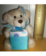 Dan Dee Plush Toy Teddy DanDee Mother Day Blue Polka Dot Gift Box Bear F... - $18.99