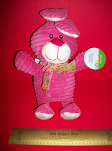 DanDee Holiday Plush Bunny Toy Dan Dee Easter Pink Rabbit Stuffed Animal Buddy - $5.69