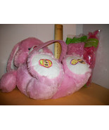 DanDee Easter Basket Kit Light Pink Plush Dan Dee Bunny Tote Grass Rabbi... - $18.99