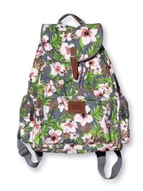 Victoria&#39;s Secret PINK Wild Tropical Floral Backpack Travel Book Bag *RARE* - $139.00