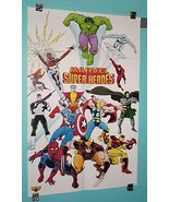 1989 MARVEL POSTER:WOLVERINE/DAREDEVIL/PUNISHER/THOR/IRONMAN/HULK/AVENGE... - $55.99