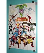 1980&#39;s Marvel Comics poster:Avengers/X-Men/Spiderman/Wolverine/Hulk/Thor... - $69.99