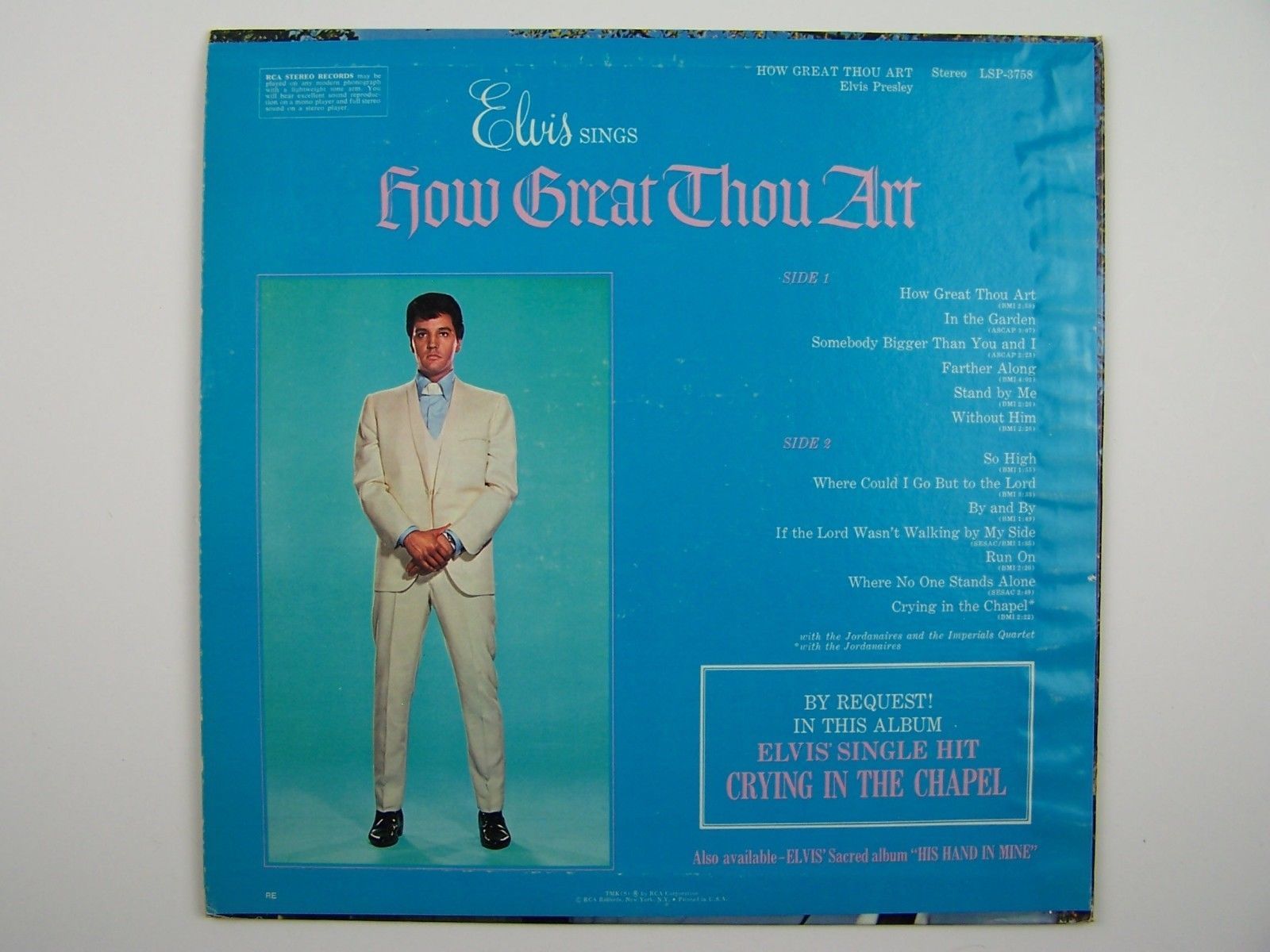 Elvis Presley How Great Thou Art Vinyl LP Record Album