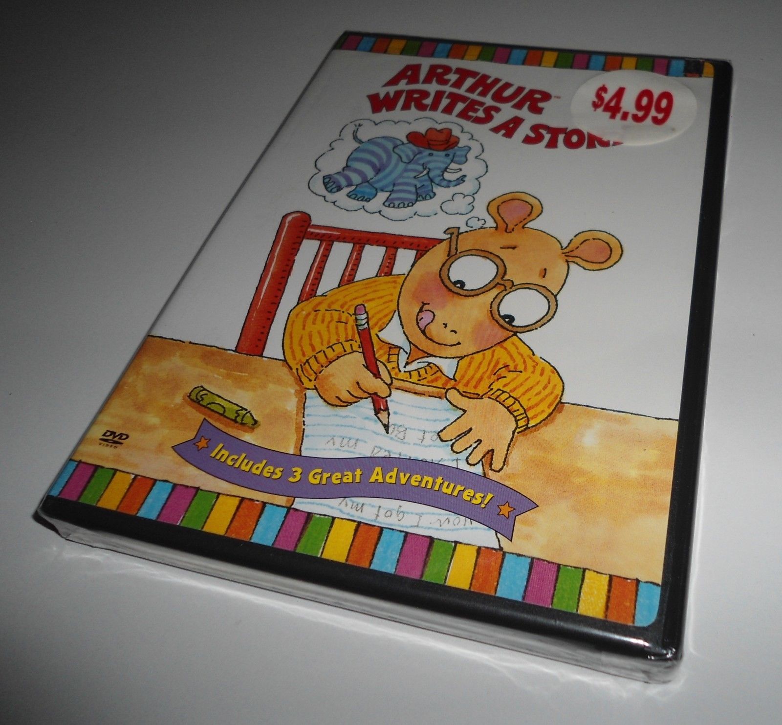 Arthur Writes A Story (dvd New) Wgph Pbs Series Kids Film 3 Episodes 