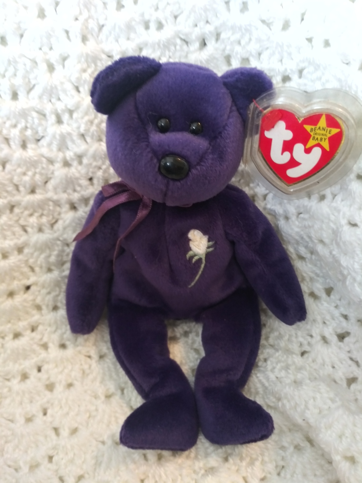 princess diana beanie baby errors