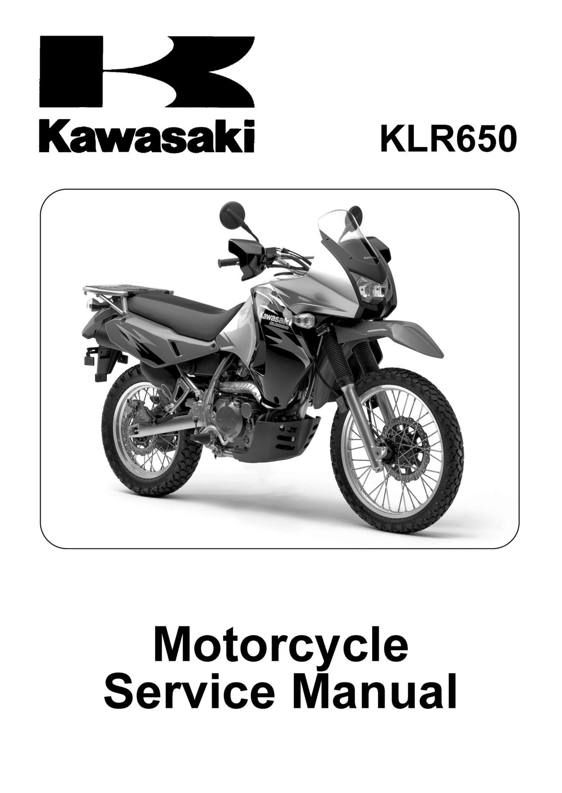2008 Kawasaki Klr650 Klr 650 Shop Service And 50 Similar Items