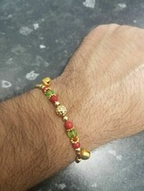 Lucky Hindu Red Thread stunning Evil Eye Protection Bracelet Talisman Am... - $6.44