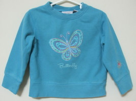 Toddler Girls Sonoma Aqua Long Sleeve Sweatshirt Size 3T - $3.95