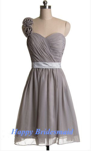 Light Grey  Bridesmaid  Dress  Silver Grey  Bridesmaid  Dress  