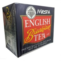 Ceylon Tea Mlesna English Breakfast Bags 50 100g 100% Pure Black - $14.37