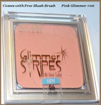 NEW & SEALED Milani All Over Cover Glimmer Stripes Face Eyes    Pink Glitter #06 - $8.95