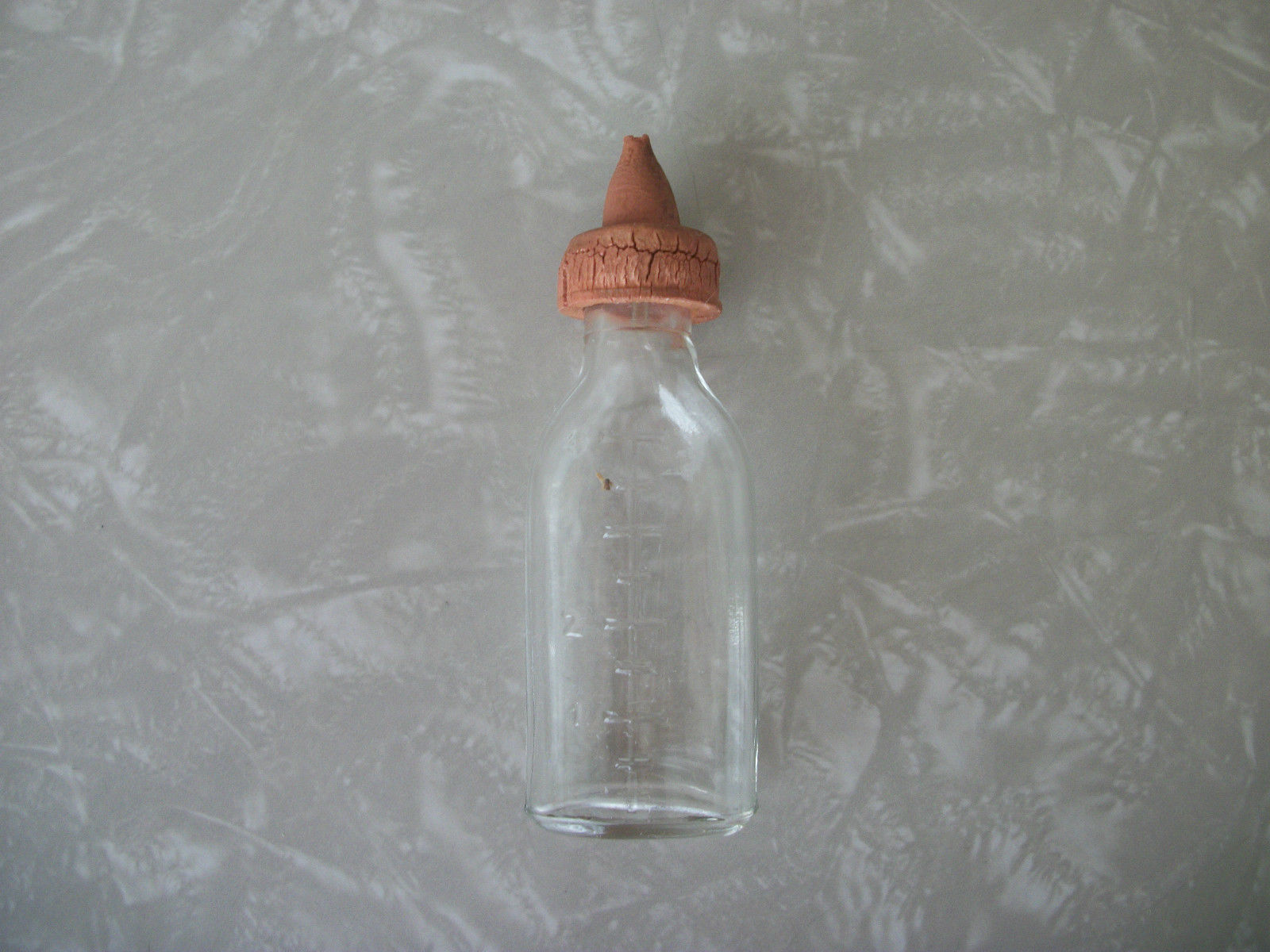 Antique Baby Doll Glass Nursing Bottle Antique & Vintage