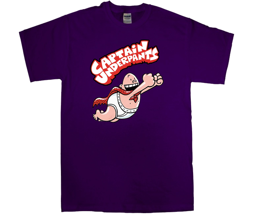 Captain Underpants Purple Shirt - T-Shirts