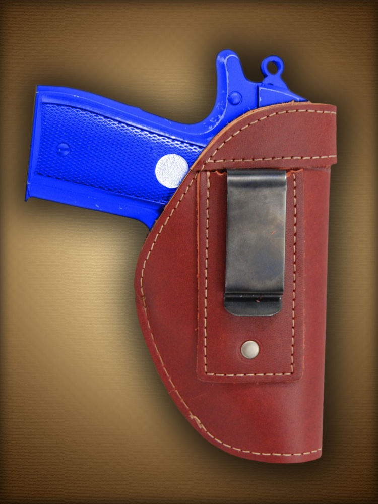Barsony Burgundy Leather IWB Concealment Gun Holster for Walther PP PPK