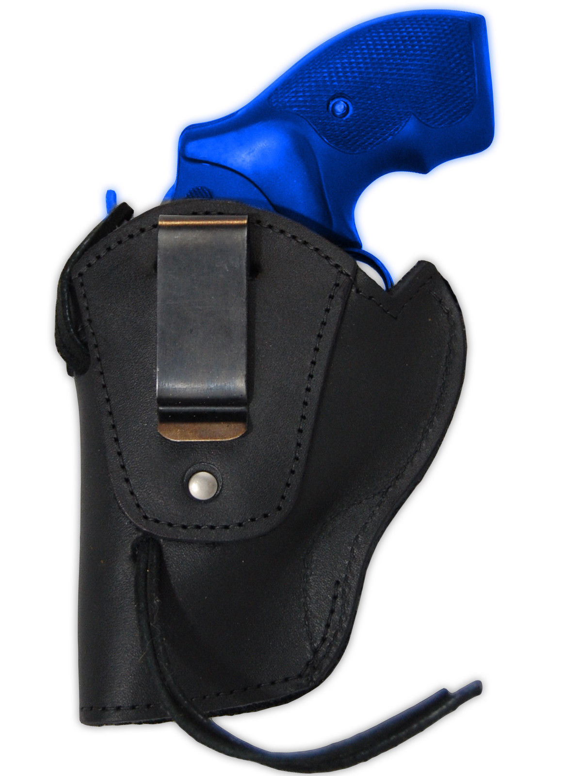 NEW Barsony Black Leather Western Style Holster Taurus 22 38 357 Snub