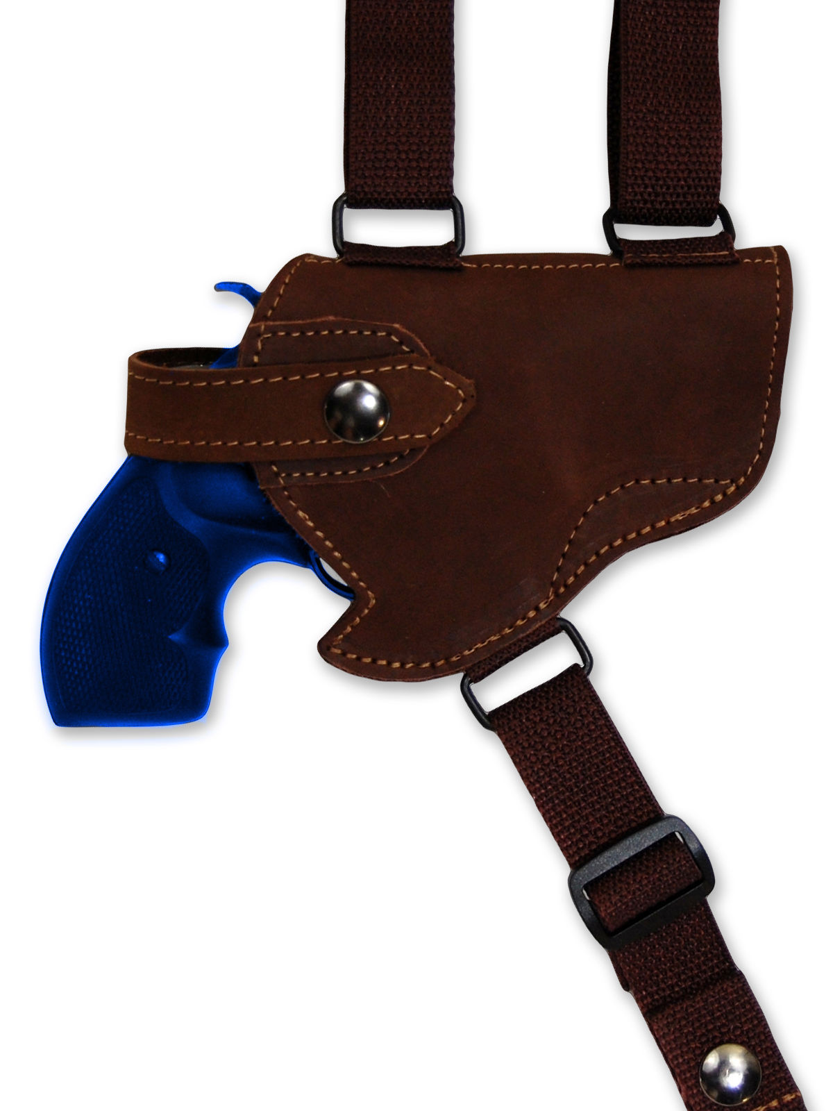 NEW Barsony Brown Leather Horizontal Gun Shoulder Holster for S&W 2