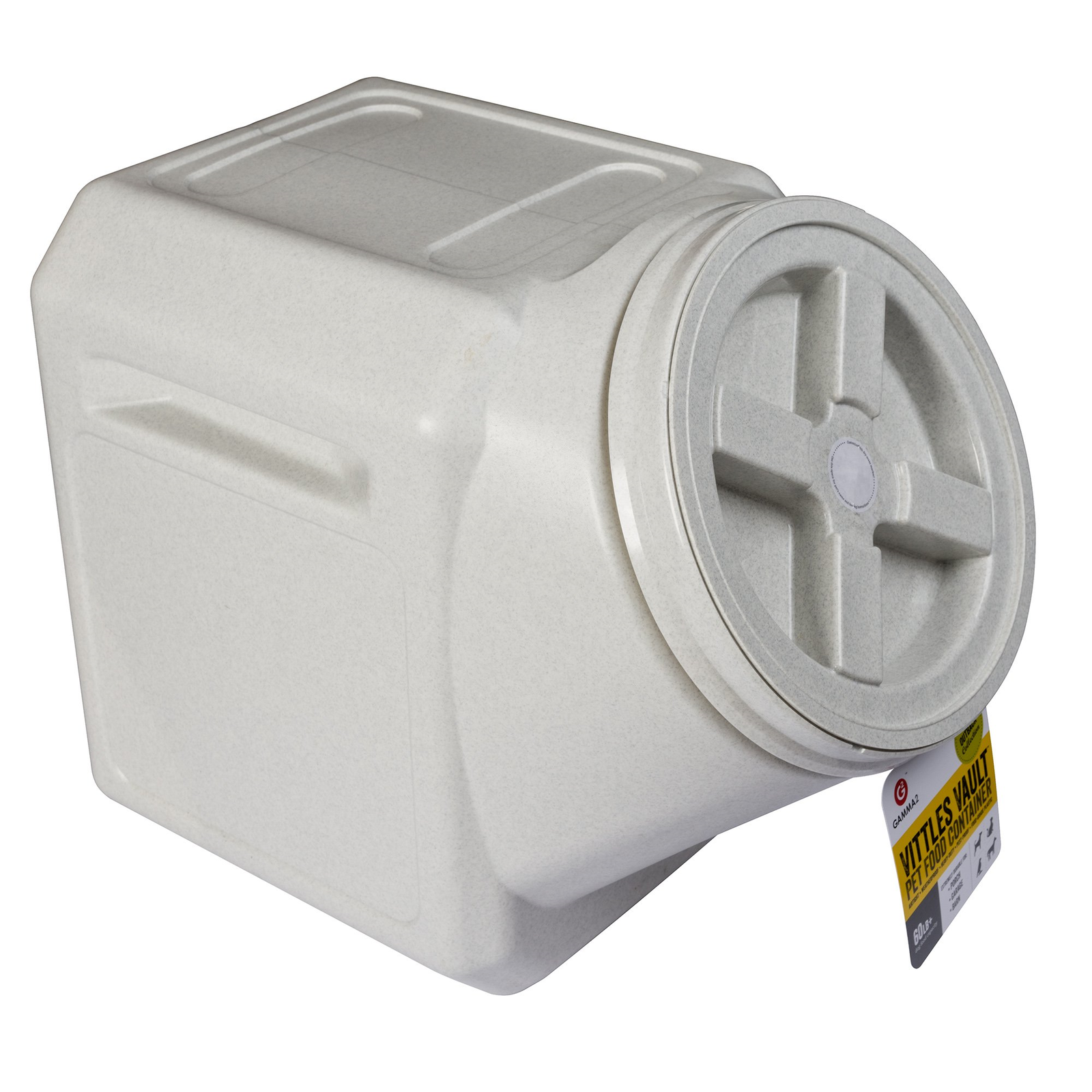 Vittles Vault 60Pound Stackable Pet Food Storage Dog Cat Container Airtight Dog Supplies