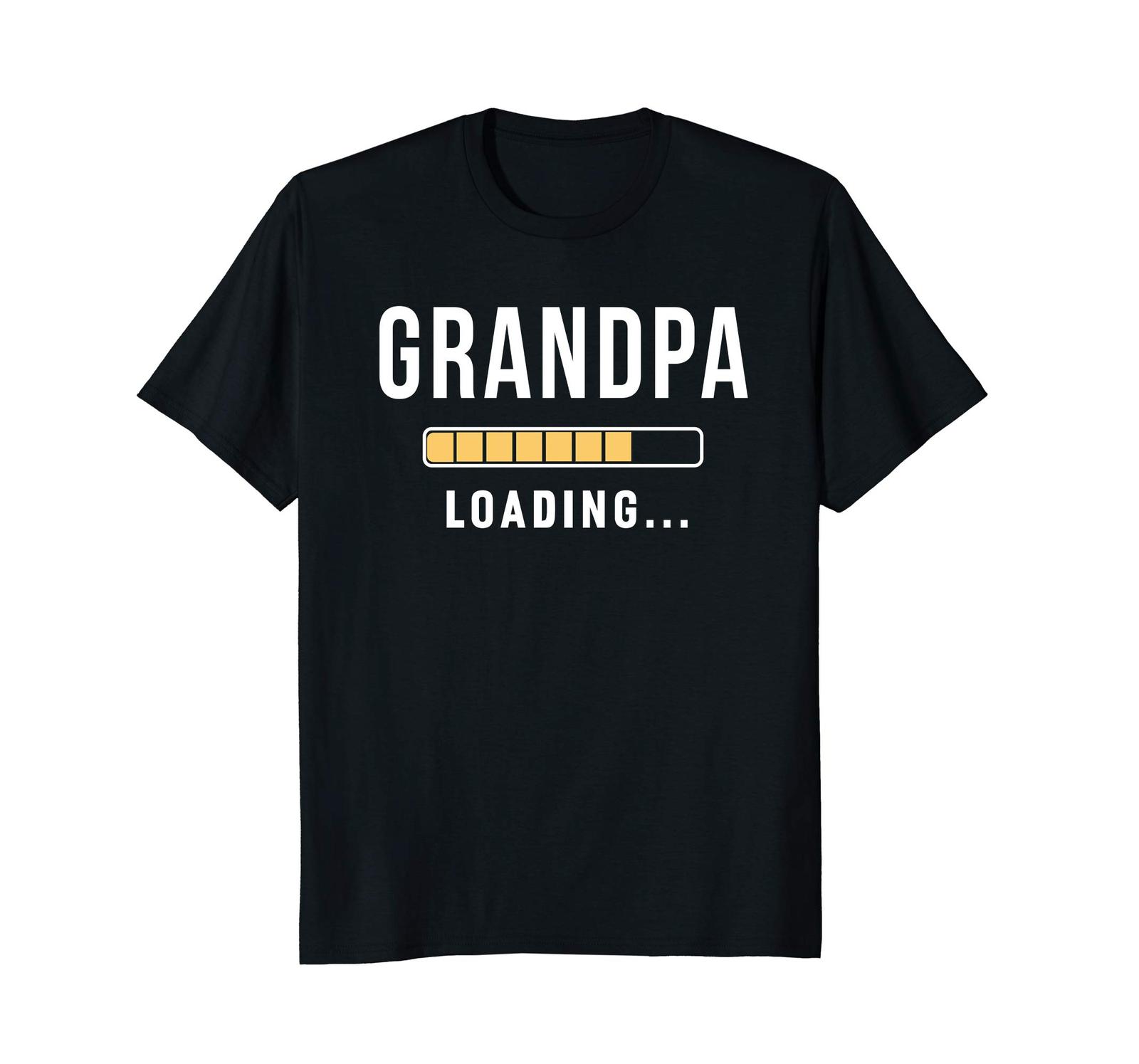 Funny Shirts Grandpa Loading Tshirt Women Grandpa To Be Gift Ideas