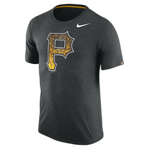 Pittsburgh Pirates Nike Shirt Short Sleeve Tri-Blend Heathered Black XL ... - $24.95