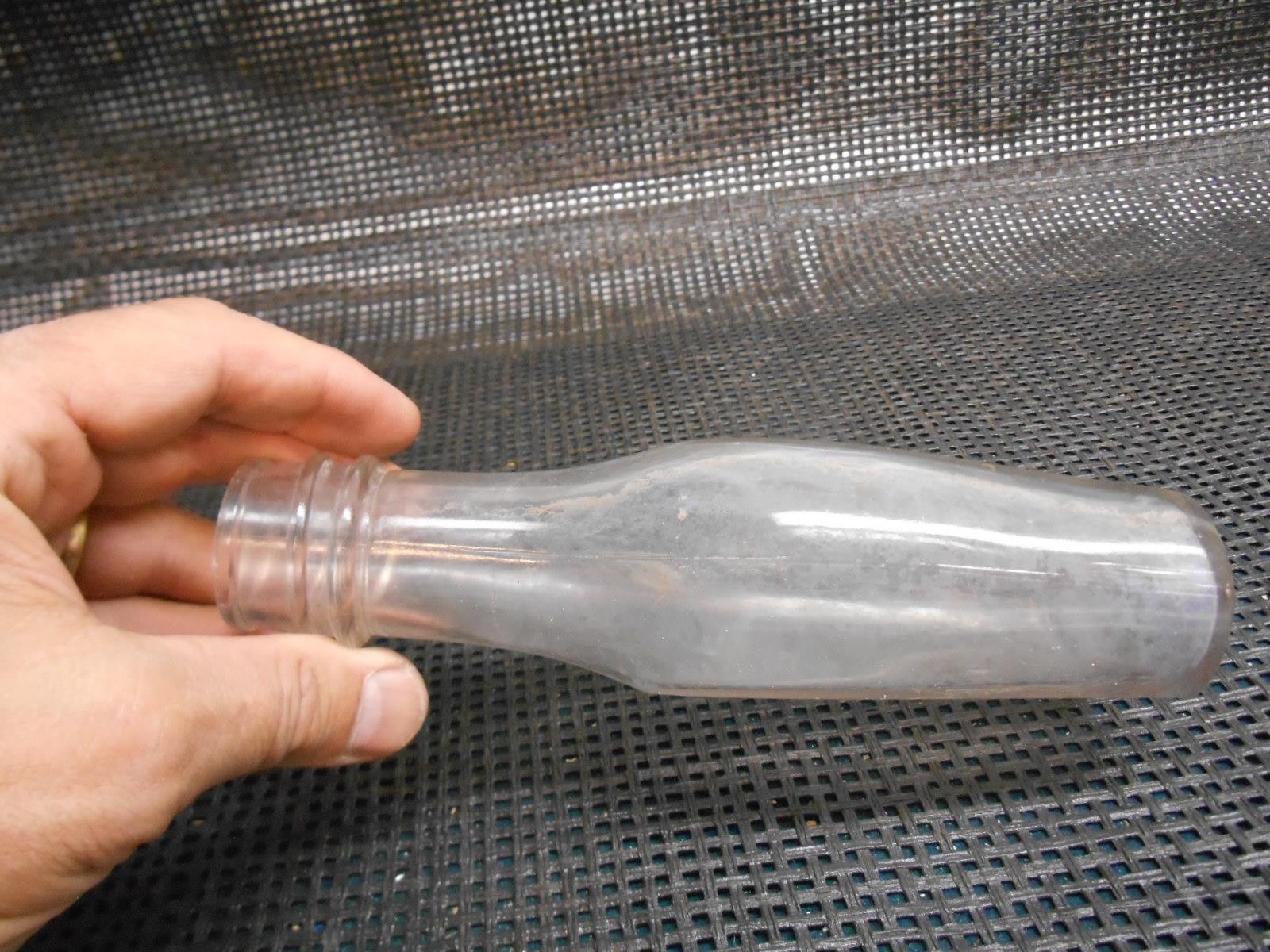 Antique YACHT CLUB SALAD DRESSING GLASS BOTTLE circa 1900s Tildesley Co